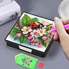 Seven-Spotted Ladybug Leather Diamond Painting Notecard Box for Adults Beginners