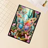 (US Local)DIY Special Shaped Butterfly 50 Pages Diamond Painting Notebook Kit