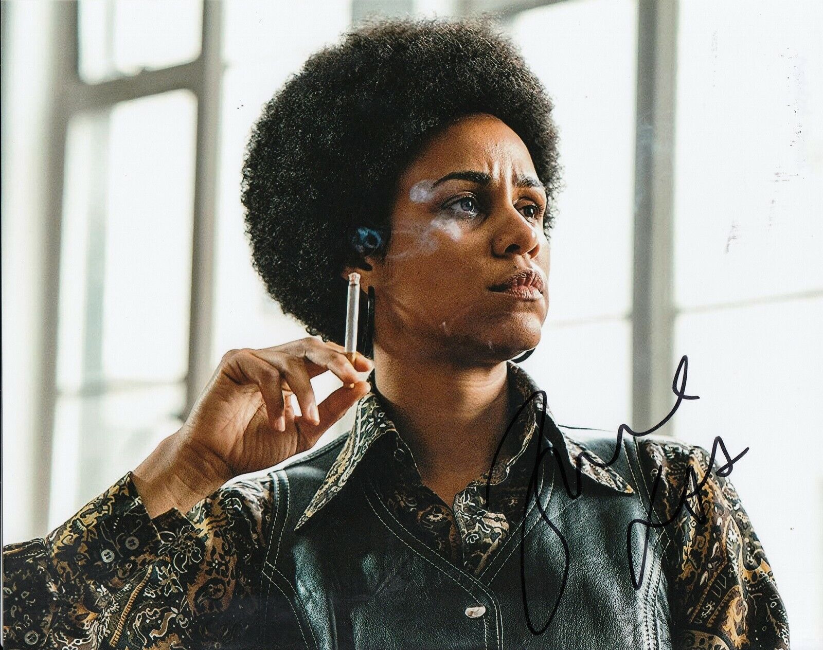 ZAWE ASHTON signed (GUERRILLA) 8X10 Photo Poster painting *Omega Moore* autographed W/COA