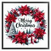 Christmas Wreath-18CT Stamped Cross Stitch 30*30cm/11.81*11.81in