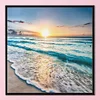 11CT Counted/Stamped Sunset By The Sea-Cross Stitch-40*40cm