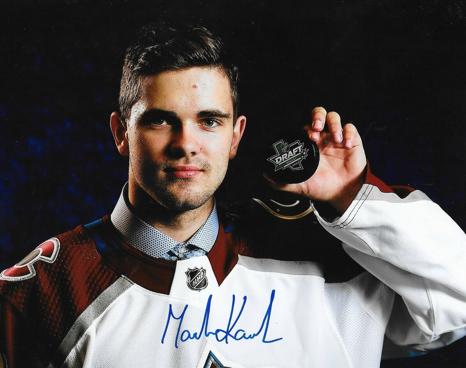 Martin Kaut signed Colorado Avalanche 8x10 Photo Poster painting autographed Avs Proof 3