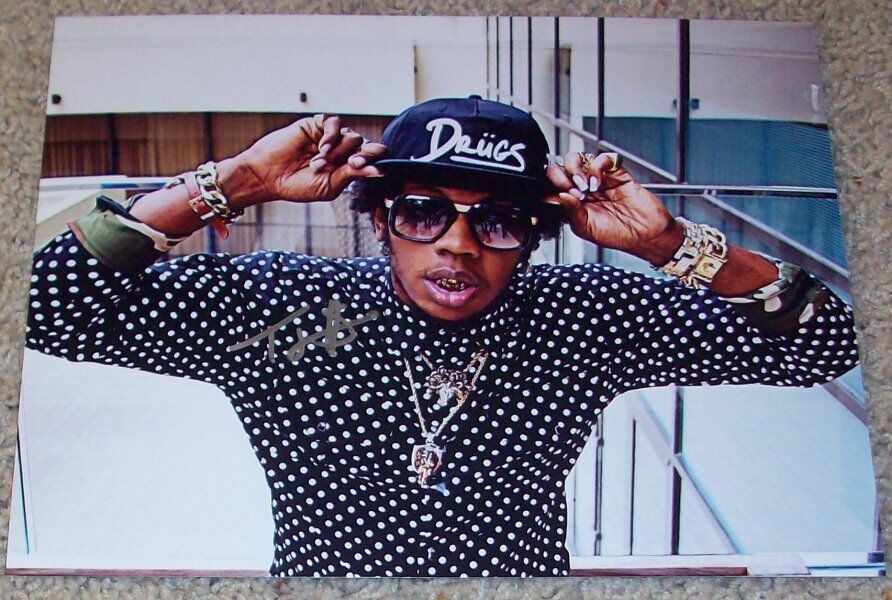 TRINIDAD JAMES JAME$ SIGNED AUTOGRAPH ALL GOLD EVERYTHING 8x10 Photo Poster painting C w/PROOF