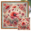 Poppy-11CT Stamped Cross Stitch 40*40cm/15.75*15.75in