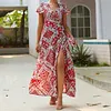 Women's Long Printed Resort Dress