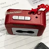 Retro Recorder Mini Recordable Music Box Ornament&middot;Red Mini Recorder