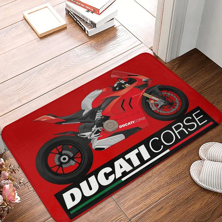 Ducati Corse Polyester Doormat Rug carpet Mat Footpad Non-slip Sand Scraping Entrance Kitchen Bedroom balcony toilet Living Room