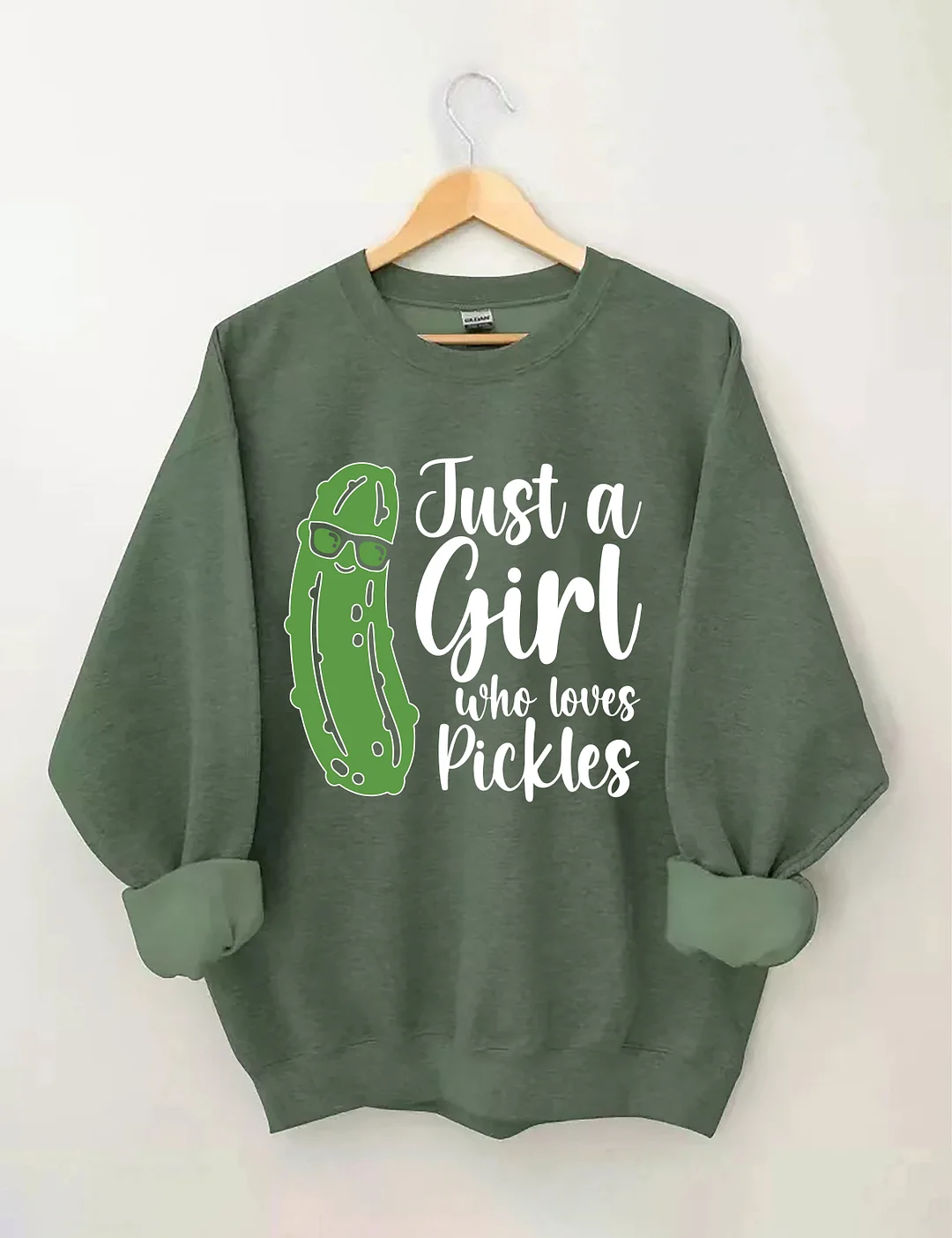 Just a Girl Who Loves Pickles Sweatshirt