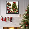 (40*40cm)Christmas Gnome - Full Round Drill Diamond Painting
