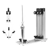 [US Local Warehouse] Bike Wheel Truing Stand Rotating Design Bicycle Wheels Weaving Stand Foldable Bike Hub Spokes Braiding Table for Bike Mechanics and DIY Enthusiasts
