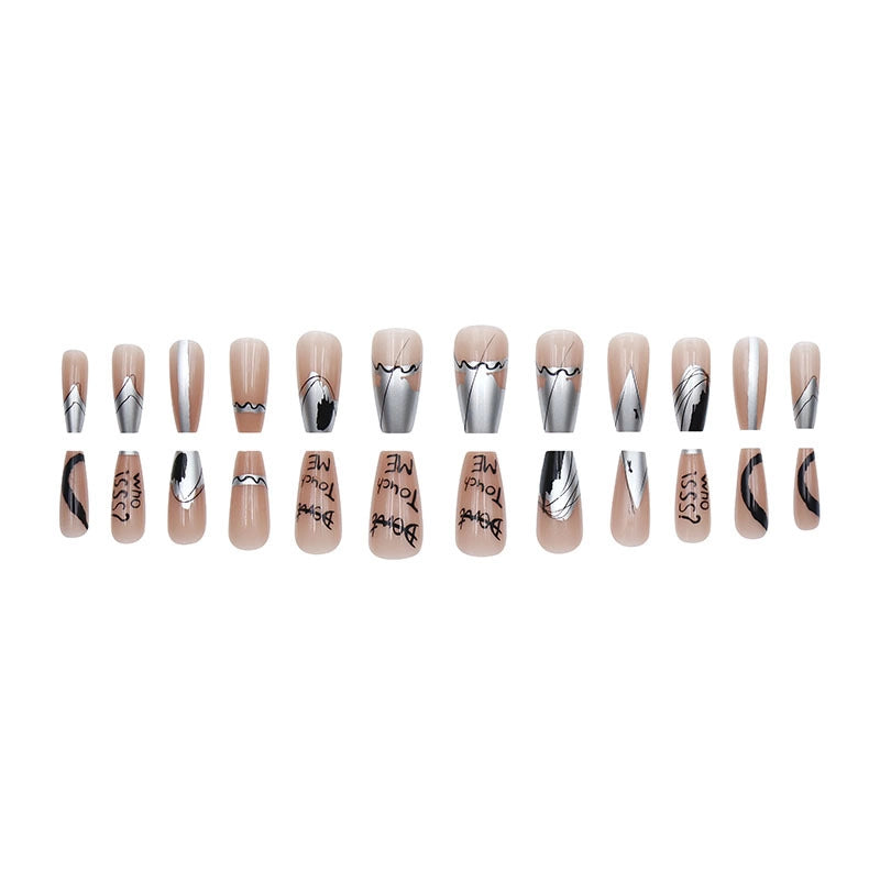 New Popular Simple Wearable Nail Patch 24 Pieces Boxed Pure Desire Style High Sense Factory Direct Sales