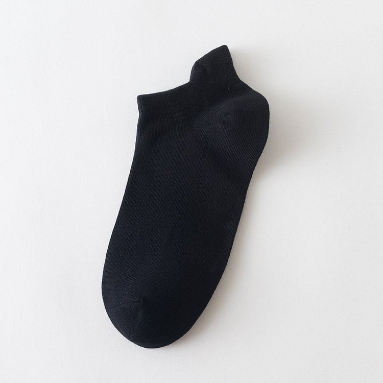 Men Simple Solid Color Warm Cotton Calf Socks