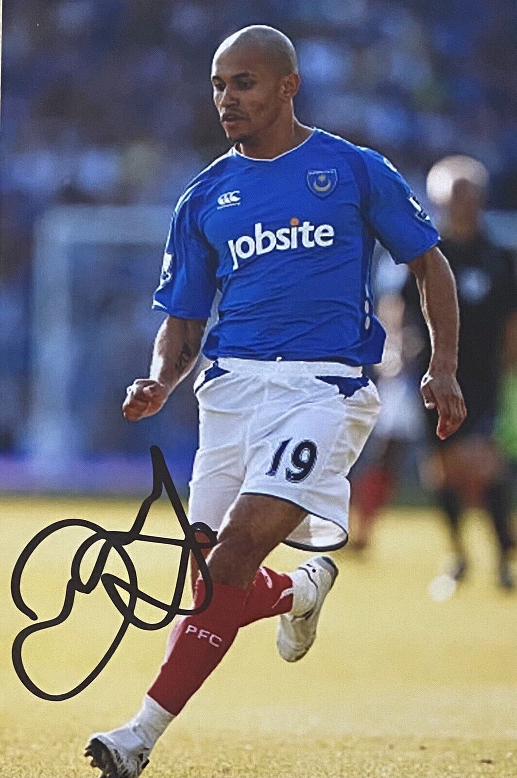 Danny Webber Genuine Hand Signed Portsmouth 6X4 Photo Poster painting 2