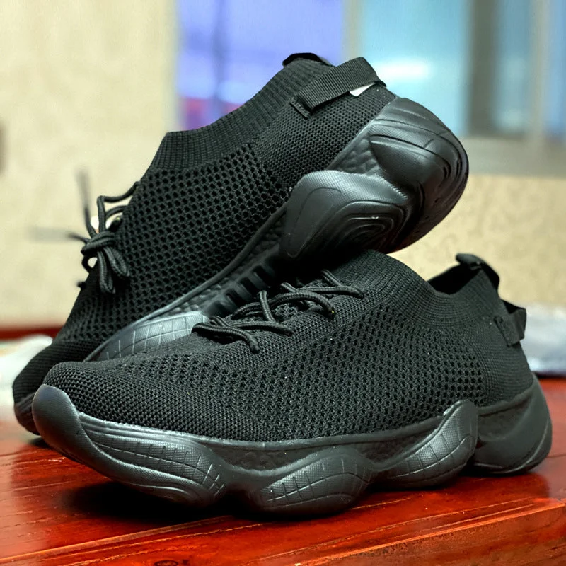  Sneakers Flat Bottom Casual Sports Shoes Single Shoe Tie Breathable Low-Side Socks Women Walking Shoes Mens Shoes Sports Shoes