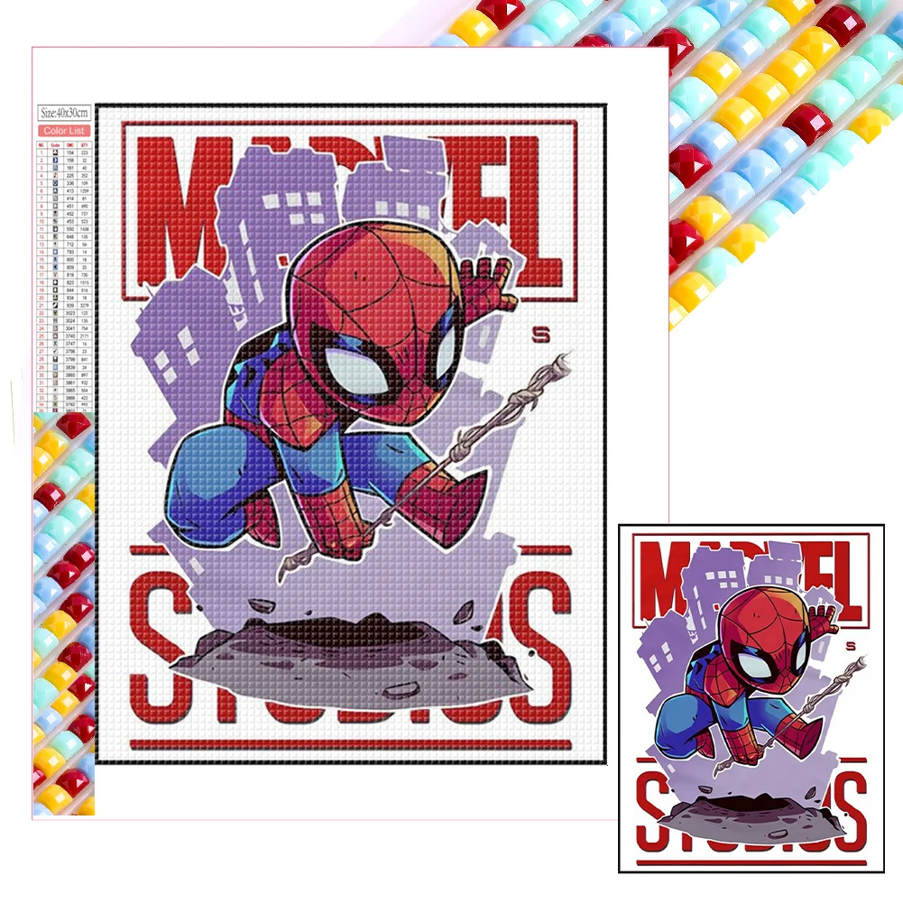 Full Square Diamond Painting 35*45cm - Superhero