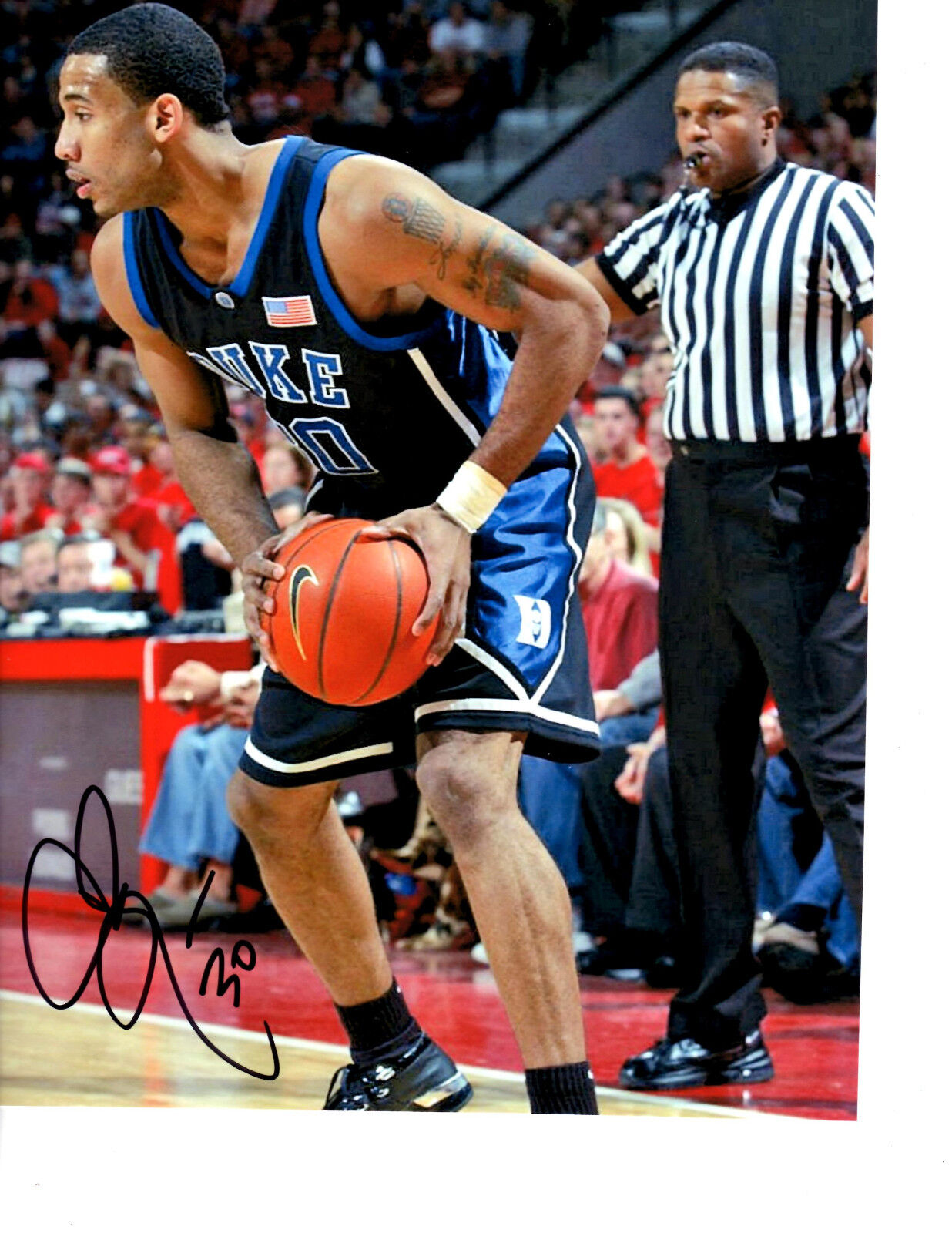 Dahntay Jones Auto Autograph Signed Photo Poster painting 8x10 Duke Blue Devils NBA!