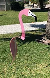 Decorative Arts-Dancing Yard Flamingo🦩-mysite-Adracos