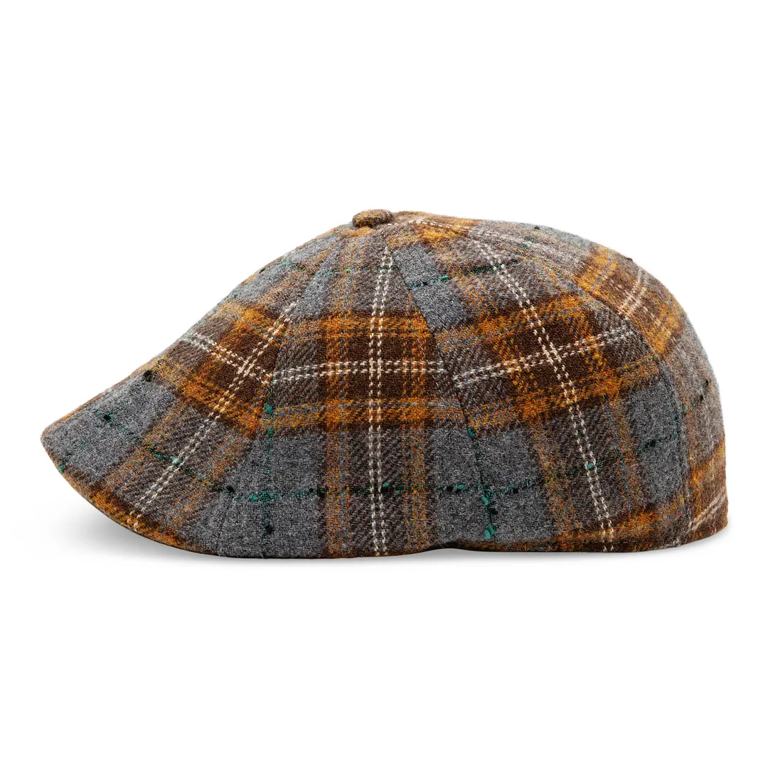 Hatsfashion-The Autumn Rose   Cap - Autumn Plaid