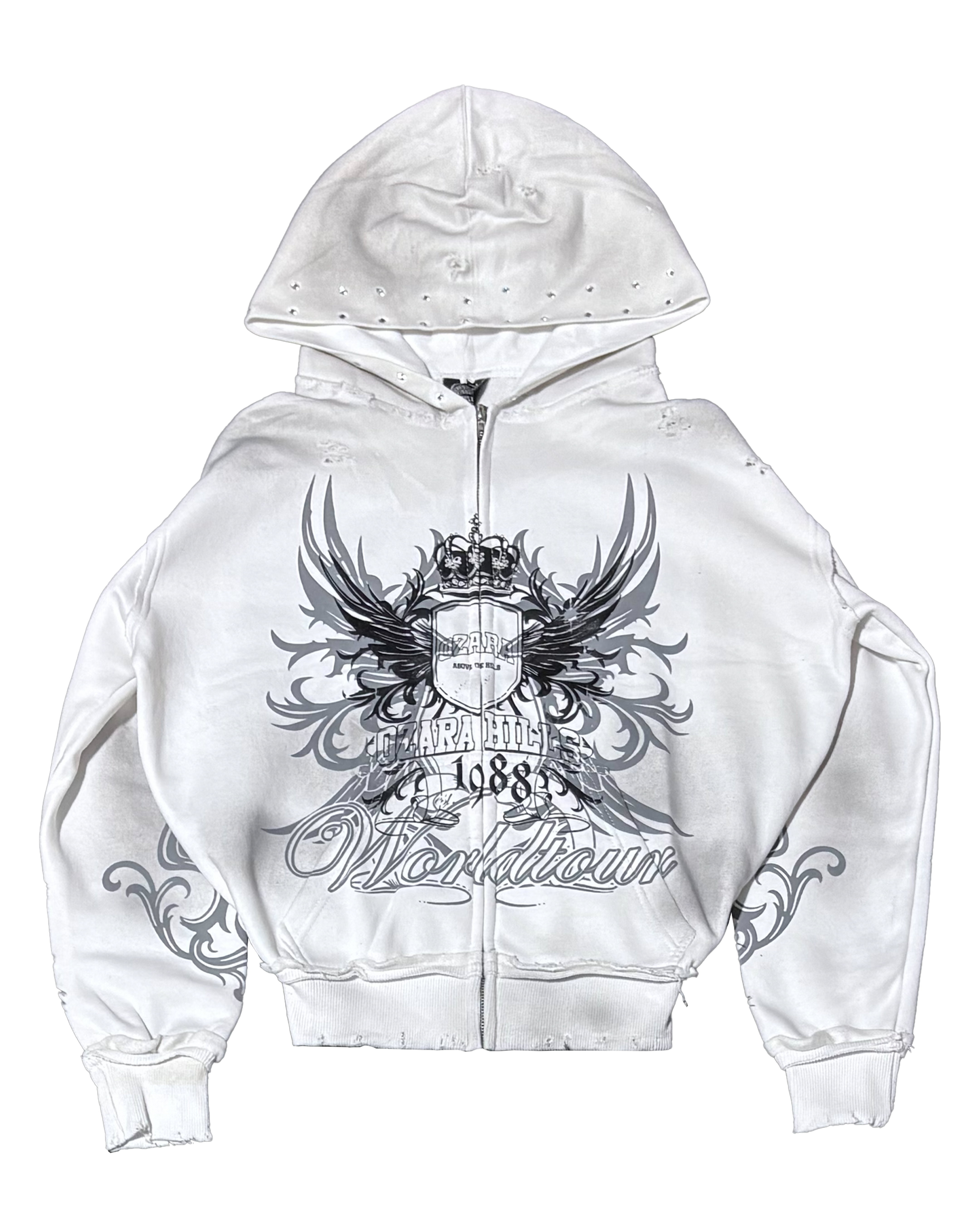 Worldtour Zip Up (White)