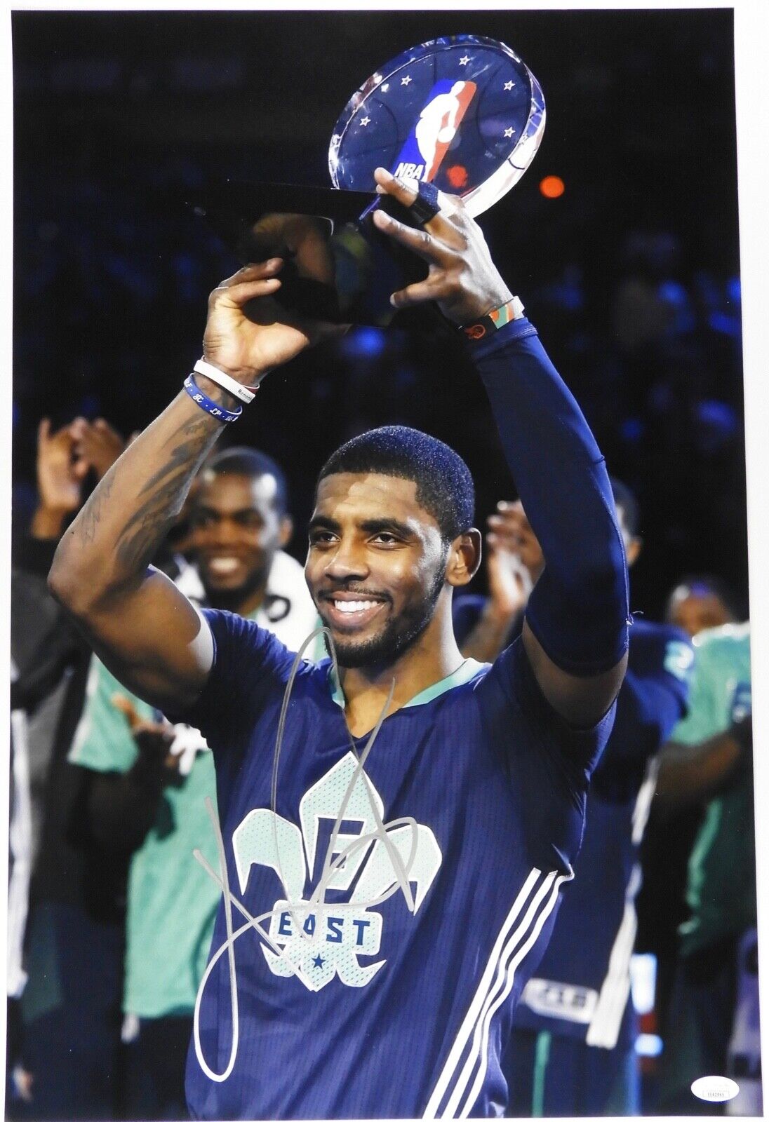 Kyrie Irving JSA Autograph Signed 24 x 16 Photo Poster painting HUGE