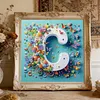 Butterfly Flower C 5D Partial Drill DIY Diamond Painting Kit 30*30cm
