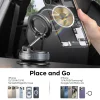 🚗Magnetic Phone Mount, Suction Car Phone Holder, Vacuum Phone Mount with One-Step Lock