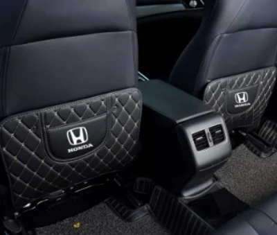 Car Rear Seat Back Anti-kick Pad Car Supplies Anti-dirty Anti-wear Protective Pad Storage Bag