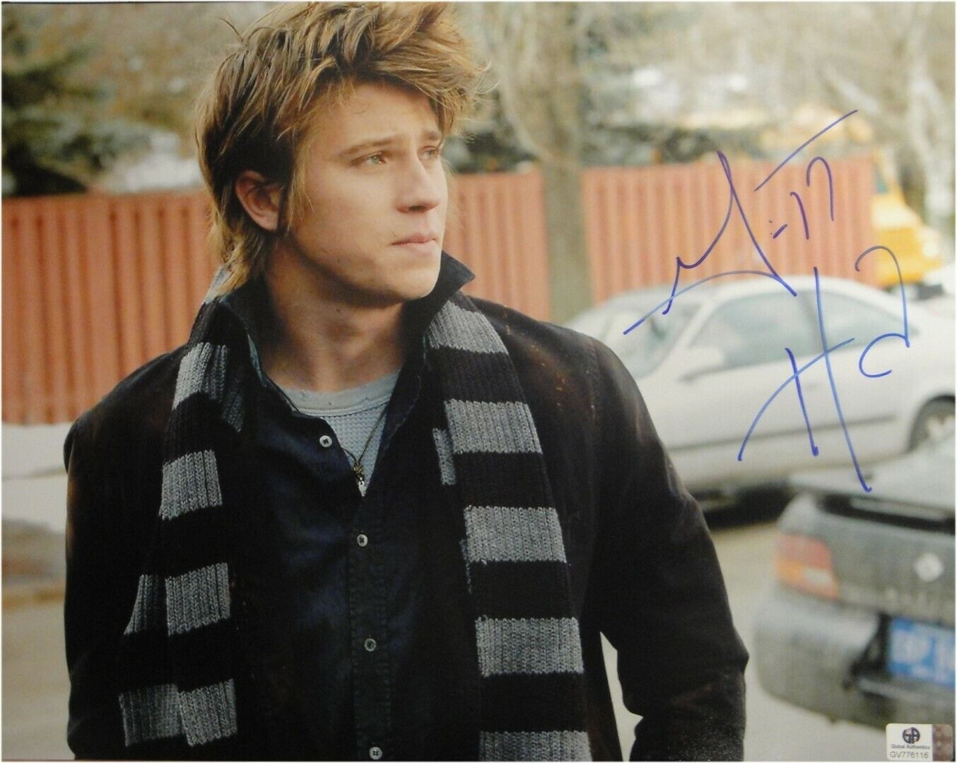 Garrett Hedlund Signed Autographed 11X14 Photo Poster painting Four Brothers Tron JSA U16714