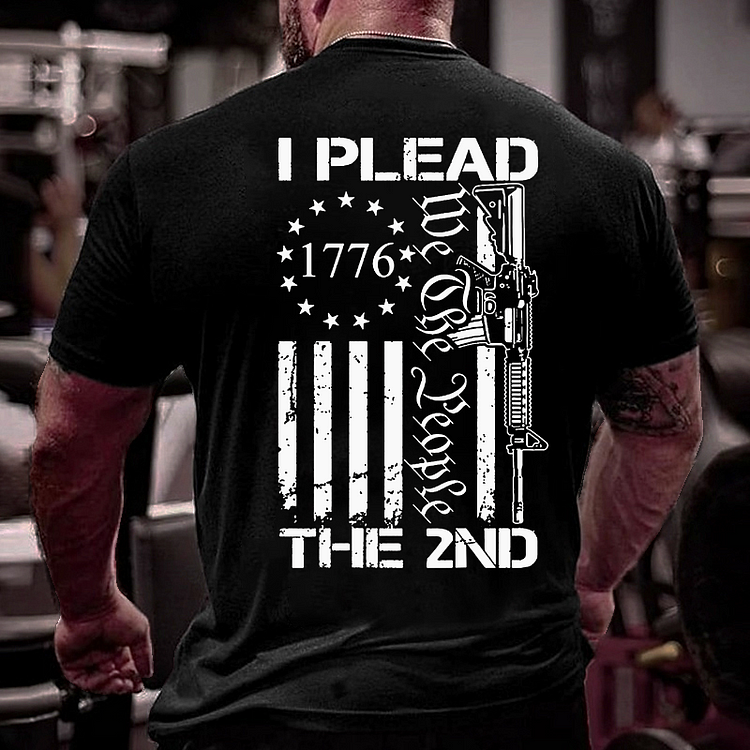 I Plead The 2nd Amendment We The People AR15 Pro Gun T-shirt