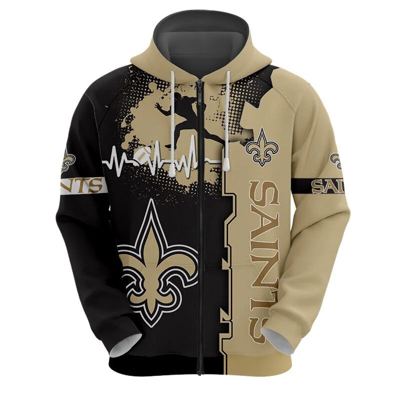 US NFL Football Hoodie with Casual Graphic Print