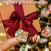 (US Local)6pcs Xmas Food  DIY Diamond Painting Art Pendant Wall Door Decoration
