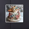 (40*40cm)Cat - Full Square Drill Diamond Painting