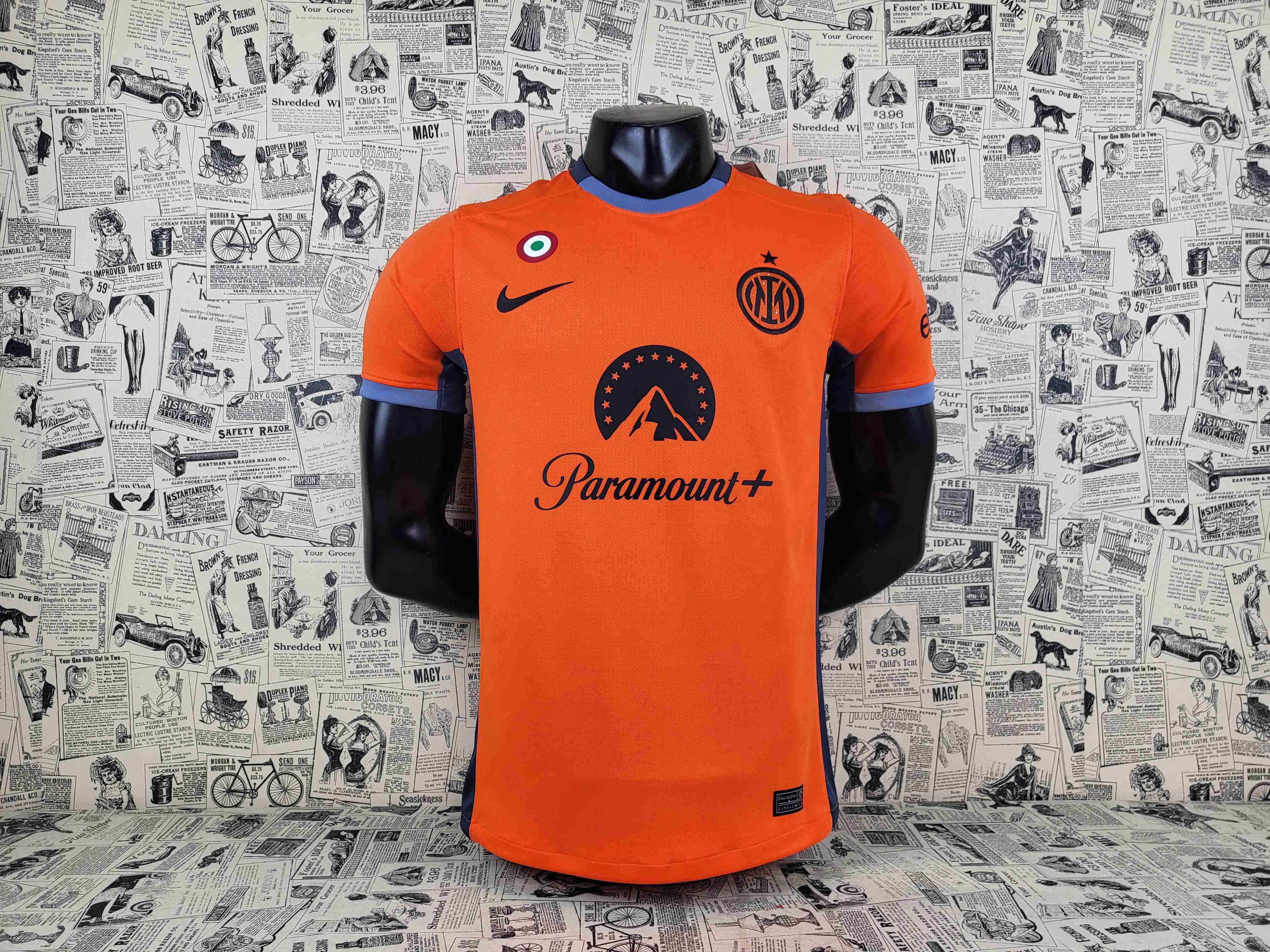 2023-2024 player Inter Milan Third Away Paramount sponsor Football Shirt 1:1 Thai Quality