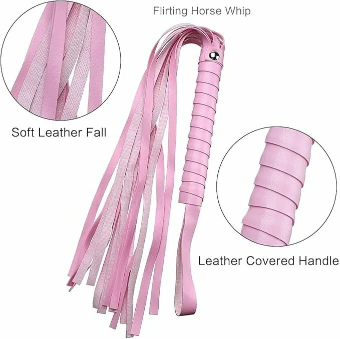 7 Piece Bondage Restraints  Restraints Kits Handcuffs Flogger Rope Collar Blindfold SM for Women Men and Couples