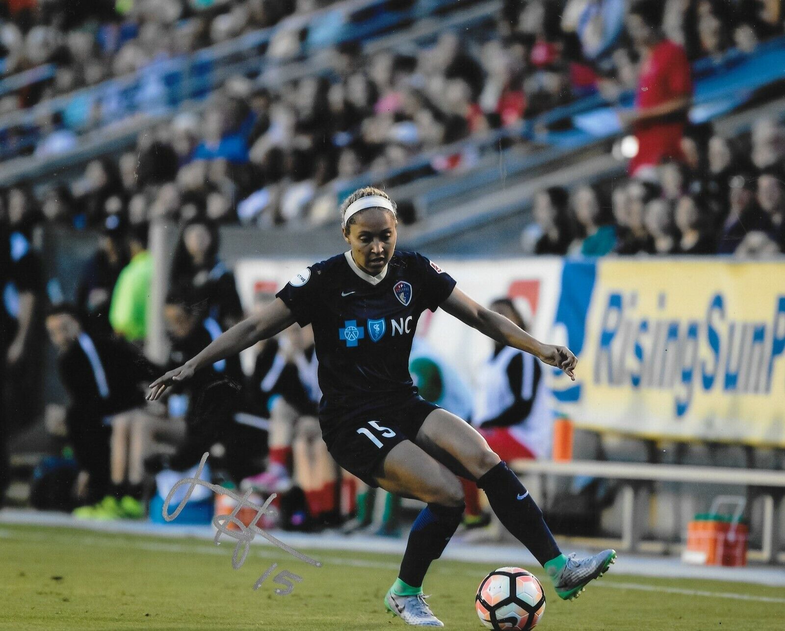 Jaelene Hinkle signed North Carolina Courage 8x10 Photo Poster painting autographed 2