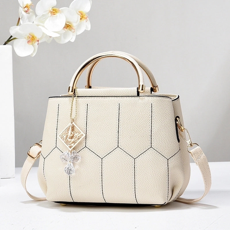 Women’s Medium All Seasons Pu Leather Basic Handbag