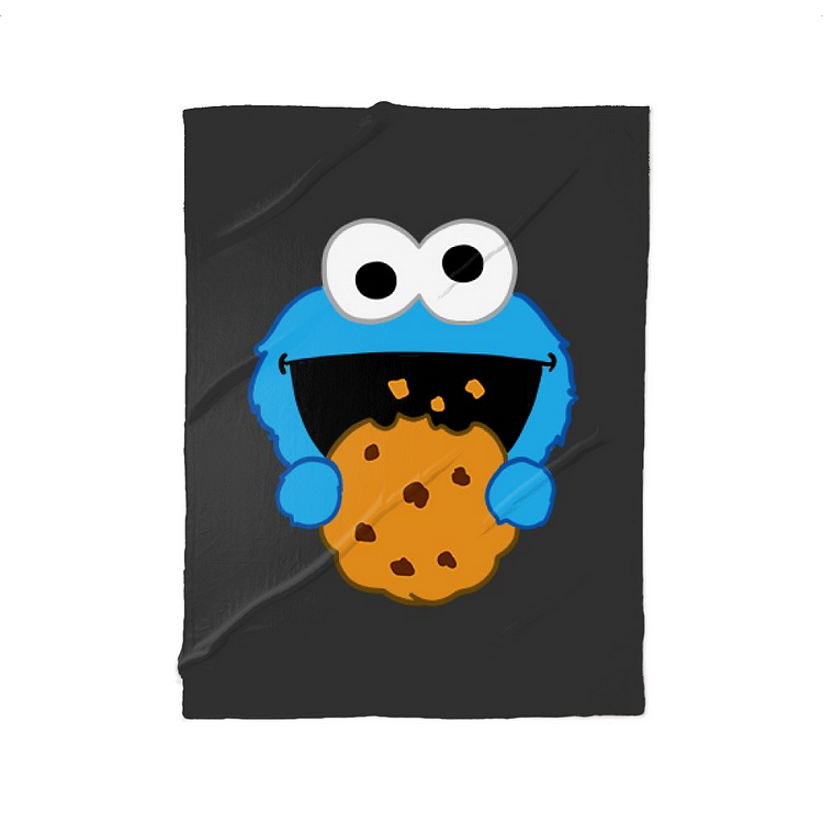 Blue Cookie Monster, Sesame Street Fleece Blanket