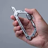 Outdoor Multifunctional EDC Portable Gadget Combination Keychain Ring Mountaineering Buckle D-Type Quick Hang