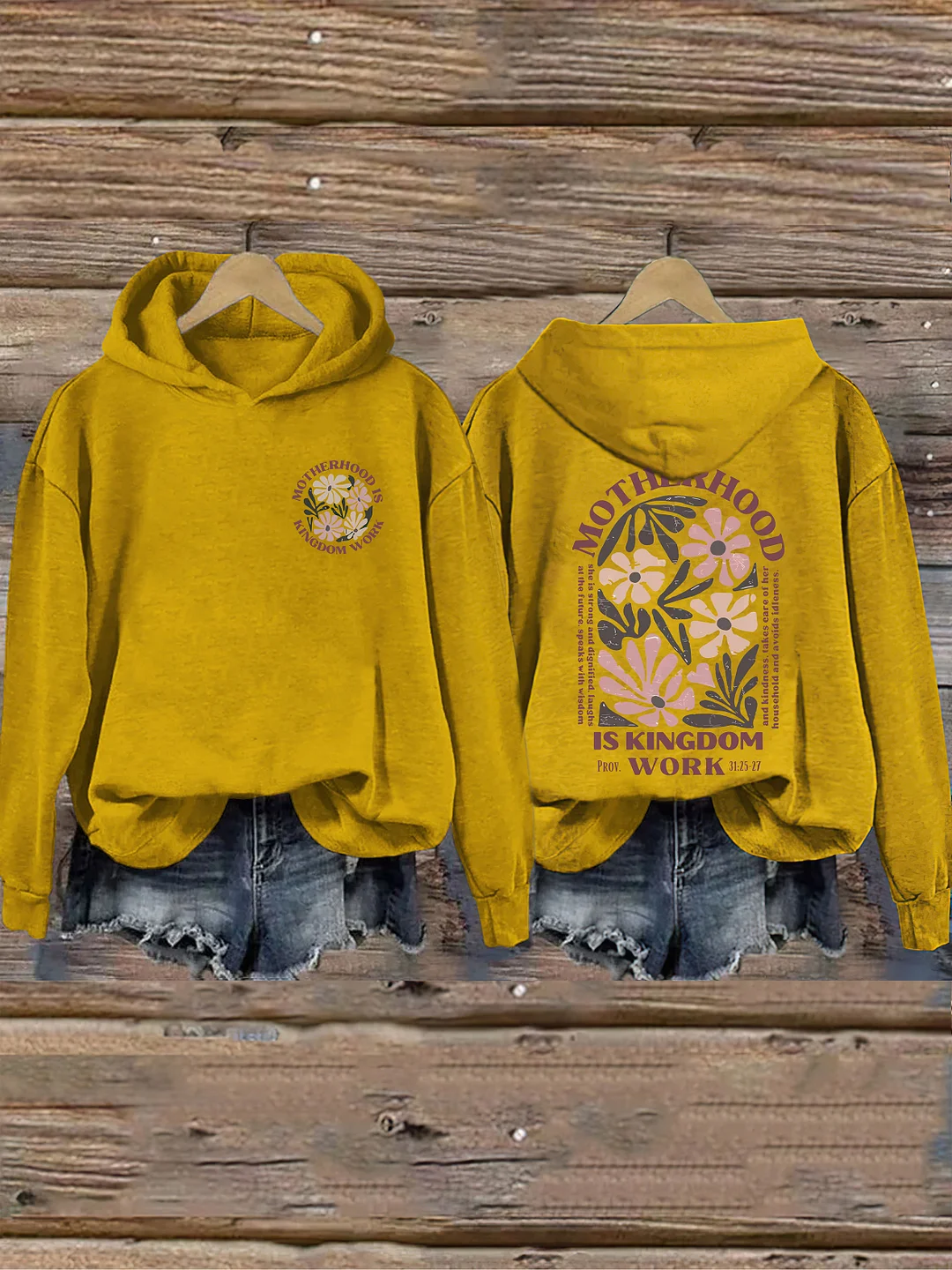 Motherhood Is Kingdom Work Hoodie