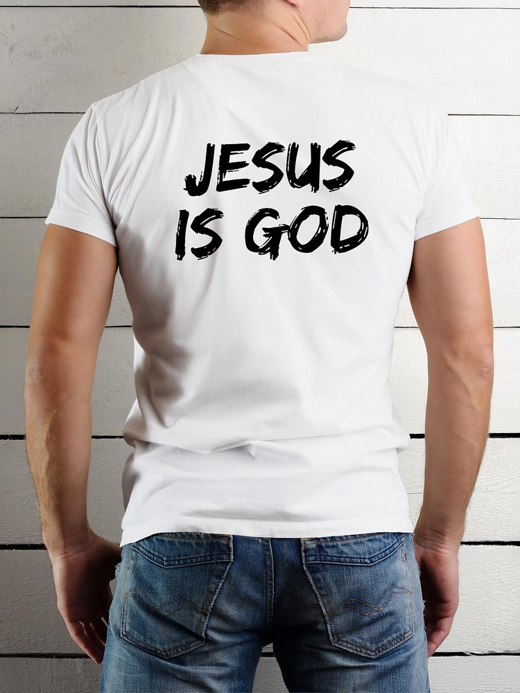 Jesus is God Men's Christian T-Shirt