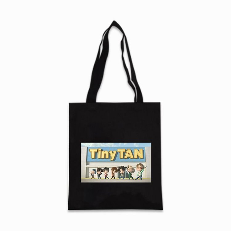 방탄소년단 TinyTan Cartoon Canvas Handbag