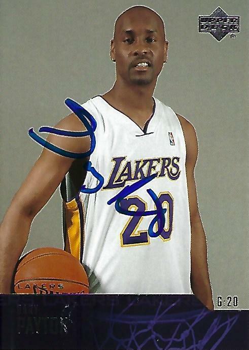 Gary Payton Signed 2003-04 Upper Deck Lakers Basketball Card #119 PSA/DNA Auto'd