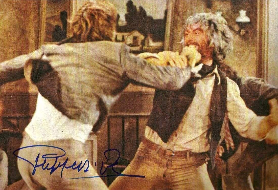 ACTOR AND STUNTMAN Riccardo Pizzuti autograph, IP signed Photo Poster painting