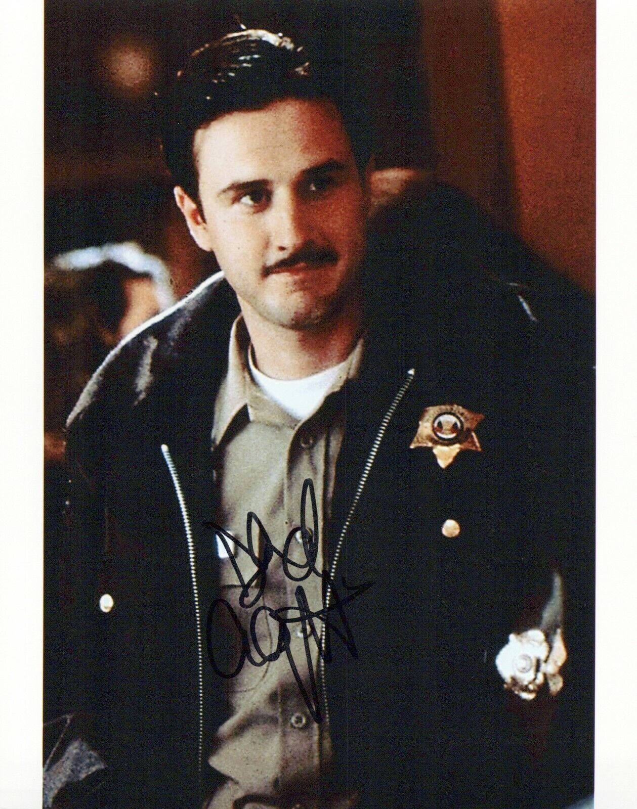 David Arquette Scream autographed Photo Poster painting signed 8x10 #25 Dewey Riley