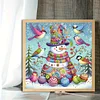 Schneemann 5d DIY Diamond Art Malerei Sets spezielle Form Teilbohrer Kunst 30x30cm