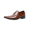 Fashion Mens Leather Derby Shoes