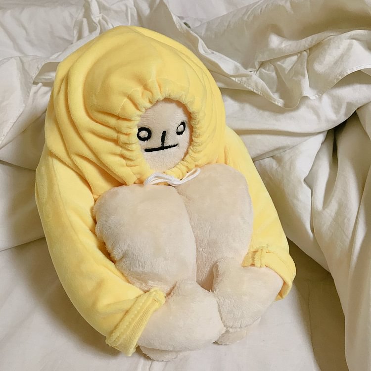 moody banana plush