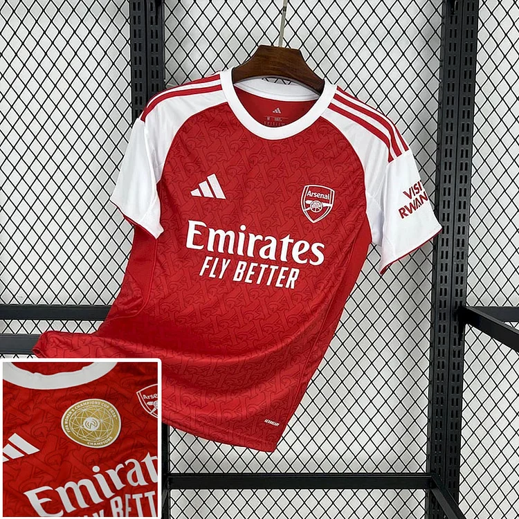 【S~4XL】Arsenal 25/26 Home Football Jersey-FIFA Women's Club World Cup Champions Badge