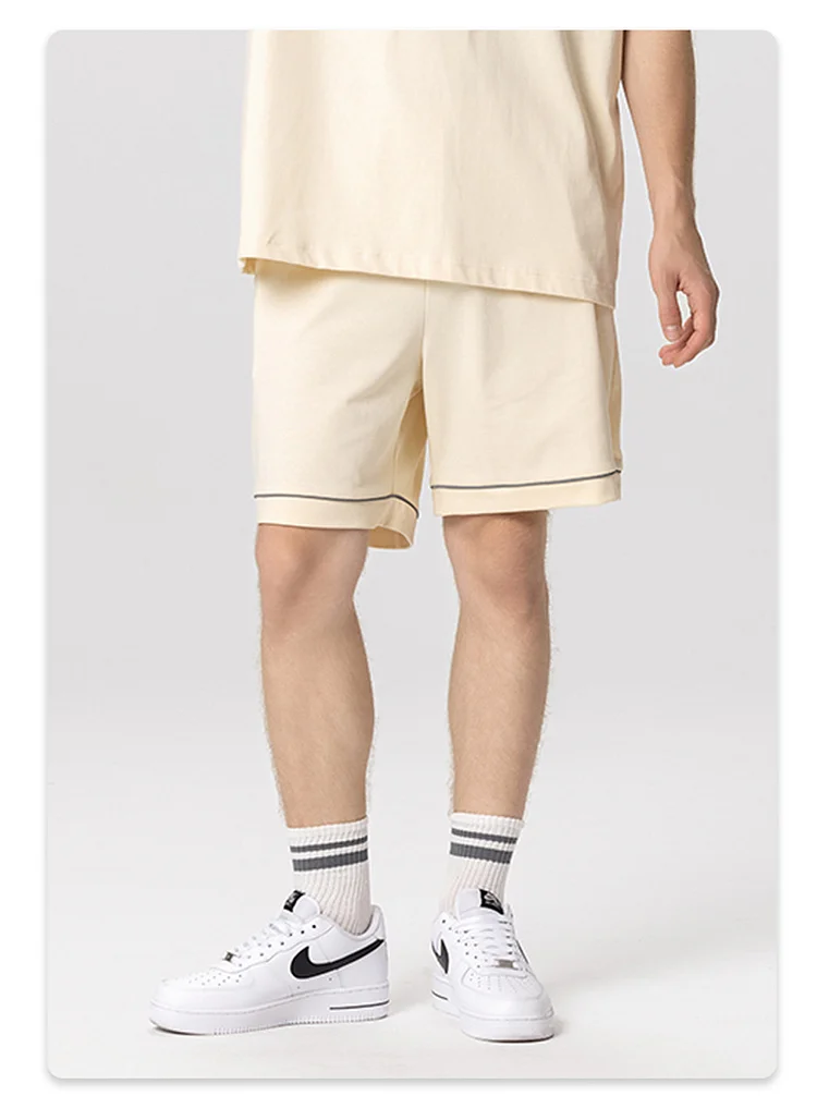 PASUXI Wholesale Men's Solid Color Casual Shorts huanwei