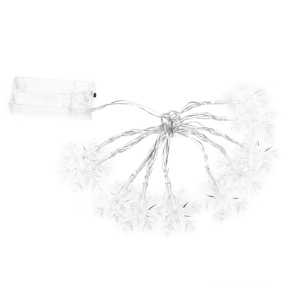 

10 LED Snowflake Wedding Xmas Party Decor Outdoor Fairy String Lamp, Rgb, 501 Original